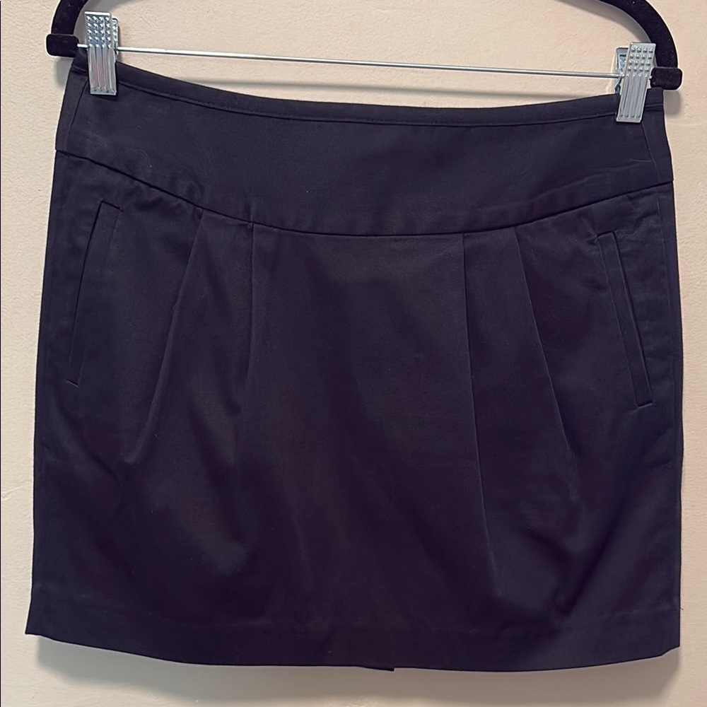 Classic Black Pleated Mini Skirt
